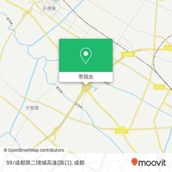 S9/成都第二绕城高速(路口)地图