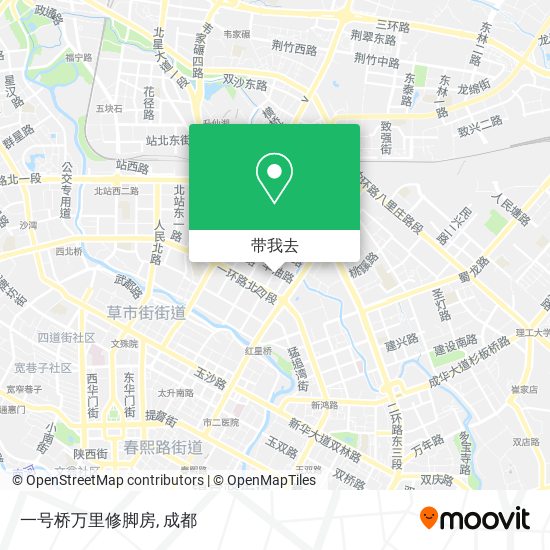 一号桥万里修脚房地图