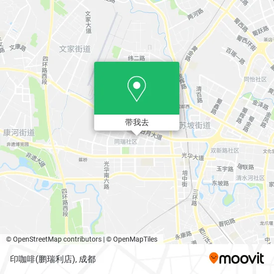 印咖啡(鹏瑞利店)地图