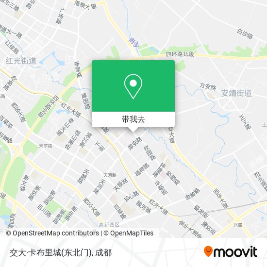 交大·卡布里城(东北门)地图