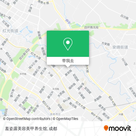 羞姿露美容美甲养生馆地图