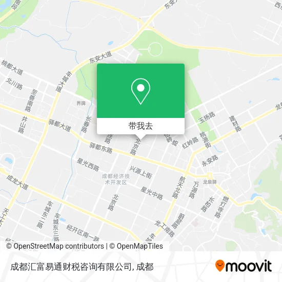 成都汇富易通财税咨询有限公司地图