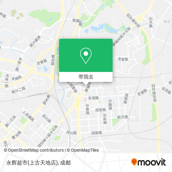 永辉超市(上古天地店)地图