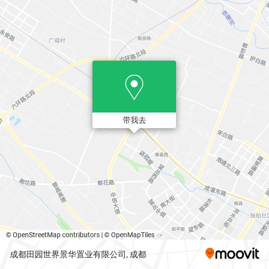 成都田园世界景华置业有限公司地图