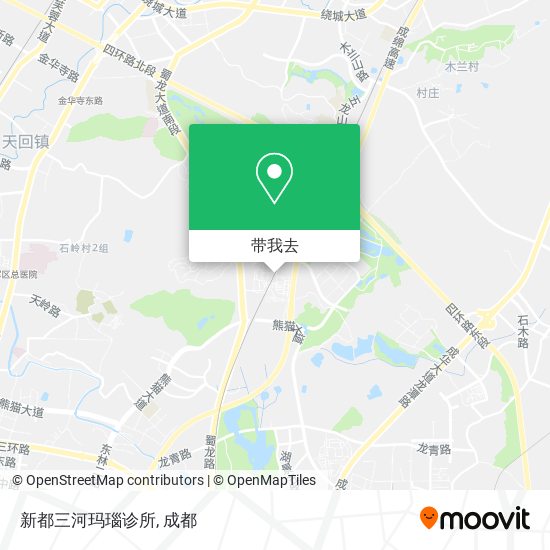 新都三河玛瑙诊所地图