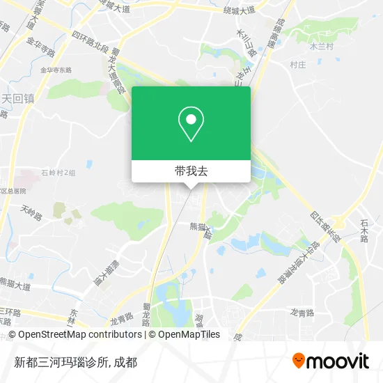 新都三河玛瑙诊所地图