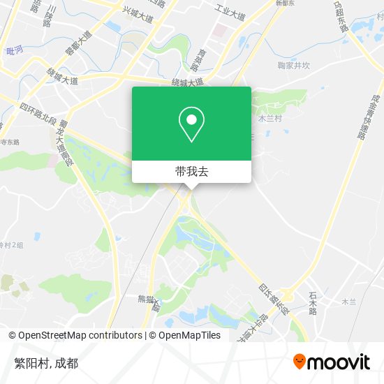 繁阳村地图