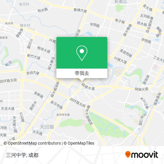 三河中学地图