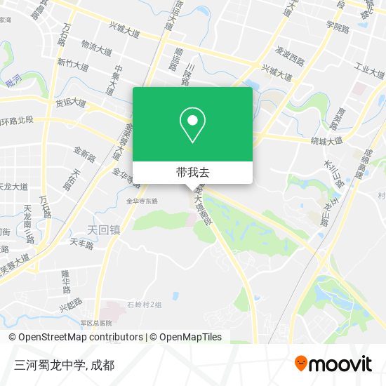 三河蜀龙中学地图