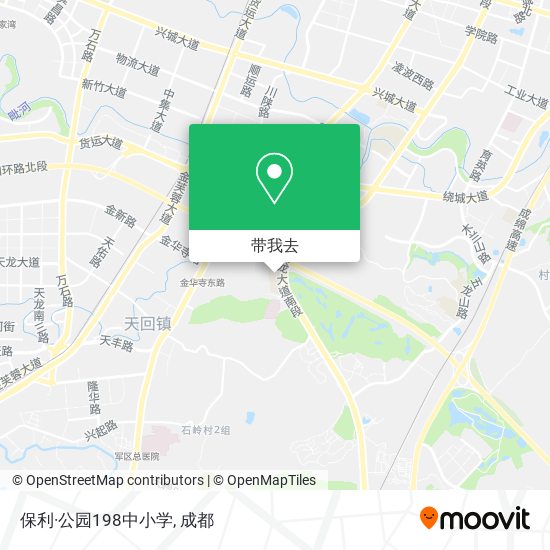 保利·公园198中小学地图