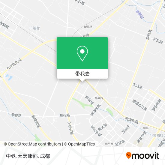 中铁.天宏康郡地图