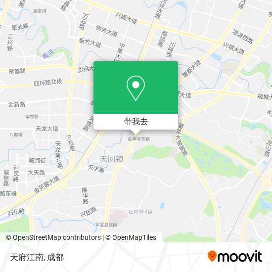 天府江南地图