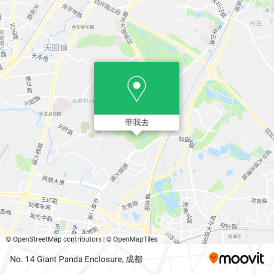 No. 14 Giant Panda Enclosure地图