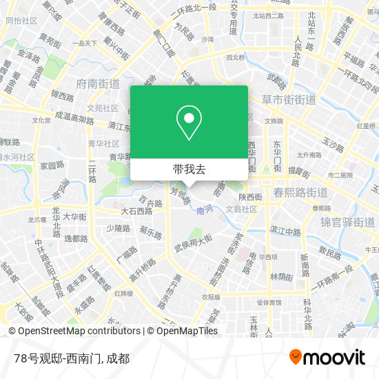 78号观邸-西南门地图