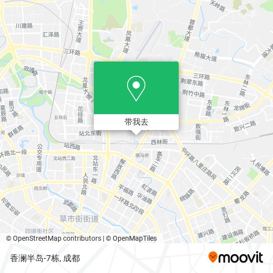 香澜半岛-7栋地图