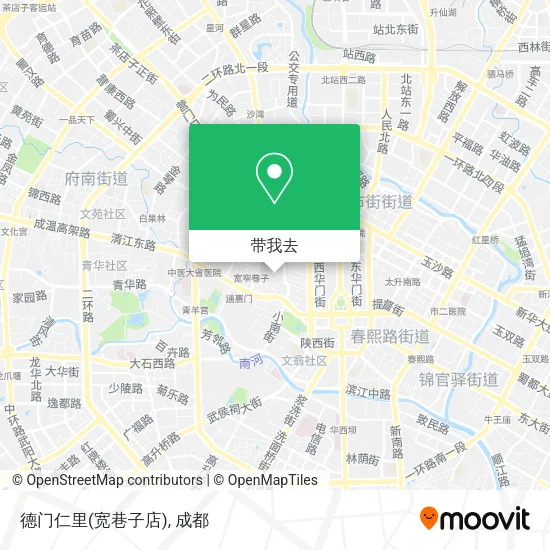 德门仁里(宽巷子店)地图