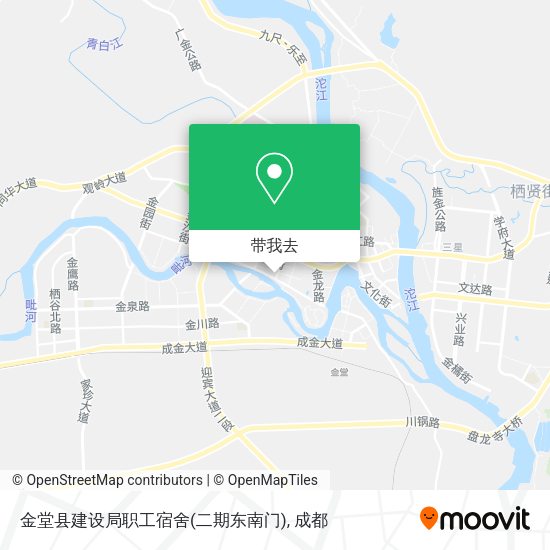 金堂县建设局职工宿舍(二期东南门)地图