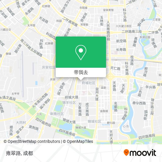 雍翠路地图