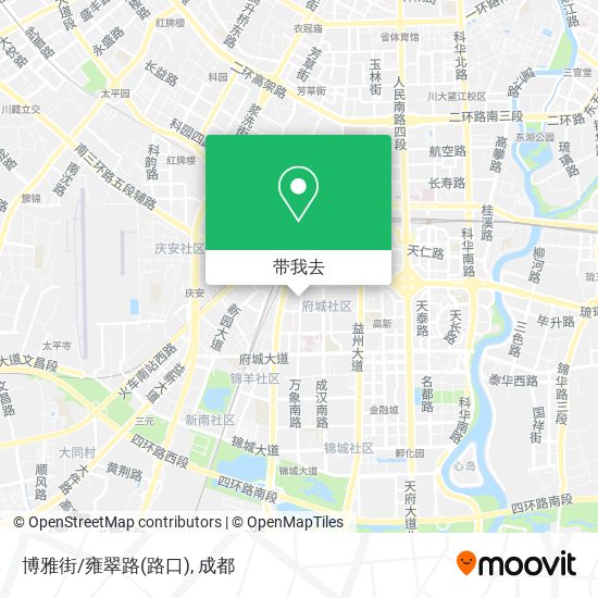 博雅街/雍翠路(路口)地图