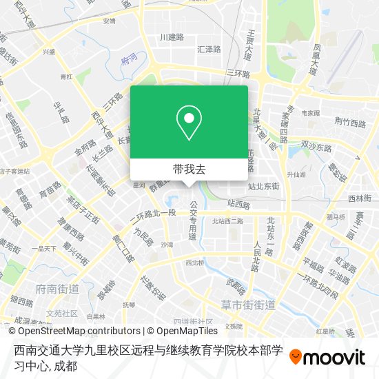 西南交通大学九里校区远程与继续教育学院校本部学习中心地图
