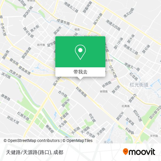天健路/天源路(路口)地图