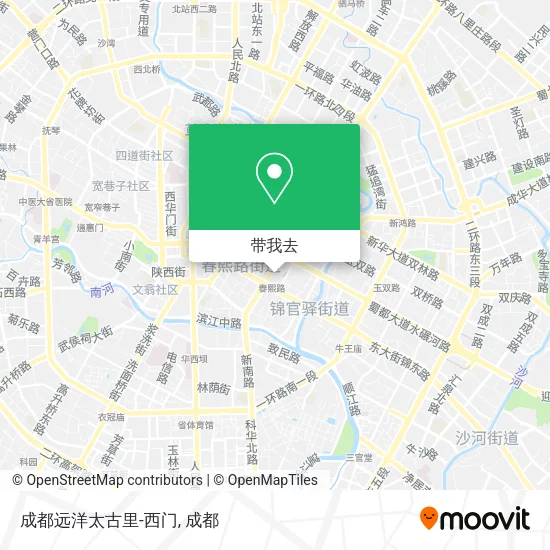 成都远洋太古里-西门地图
