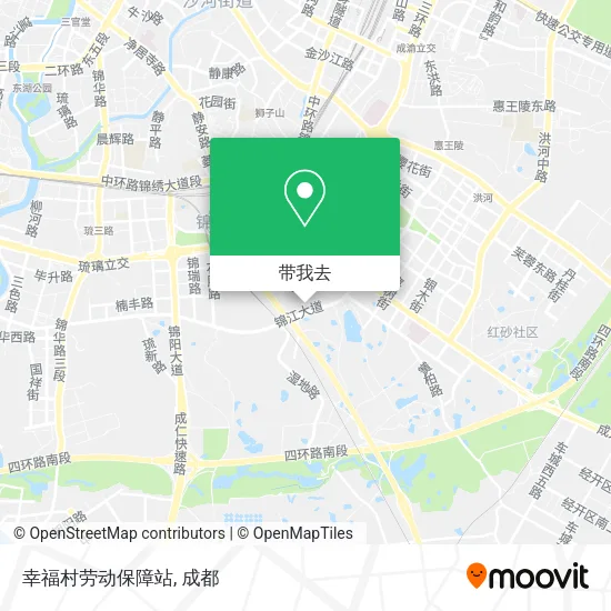 幸福村劳动保障站地图