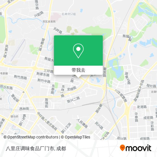 八里庄调味食品厂门市地图
