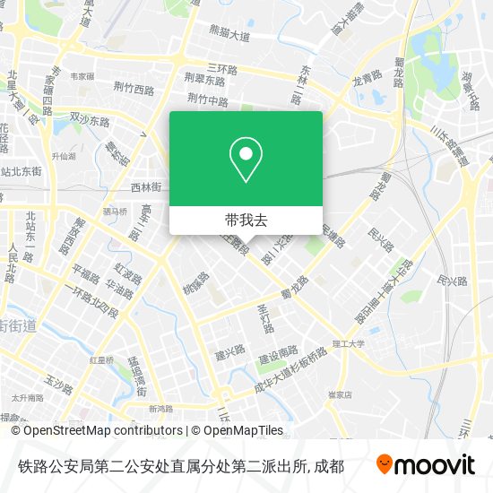 铁路公安局第二公安处直属分处第二派出所地图