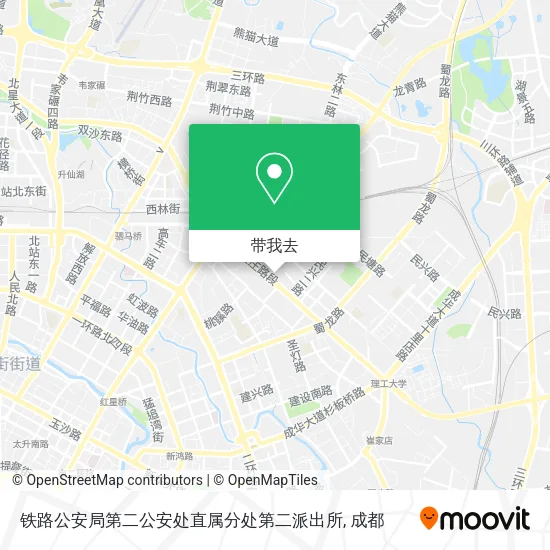铁路公安局第二公安处直属分处第二派出所地图