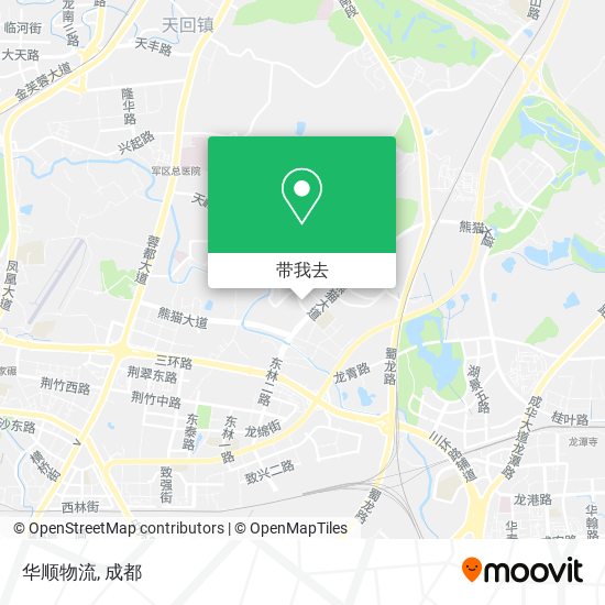 华顺物流地图