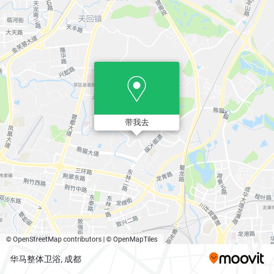 华马整体卫浴地图