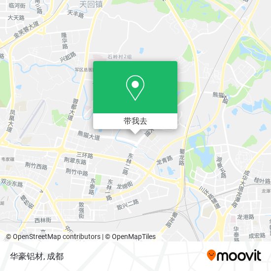 华豪铝材地图