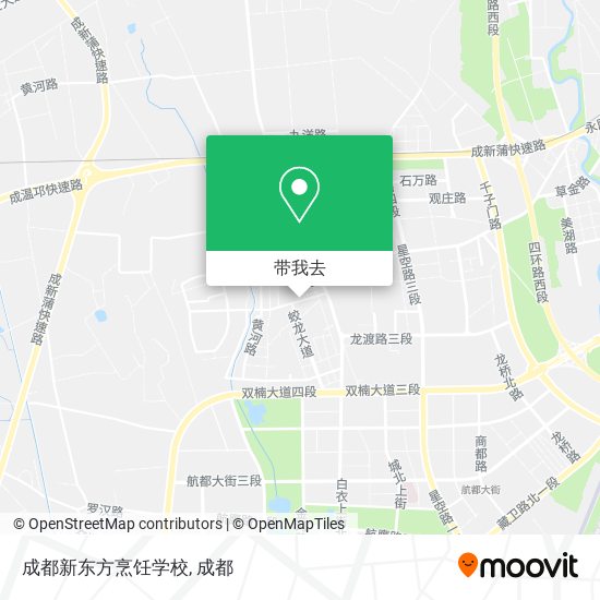 成都新东方烹饪学校地图