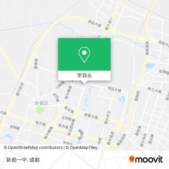 新都一中地图