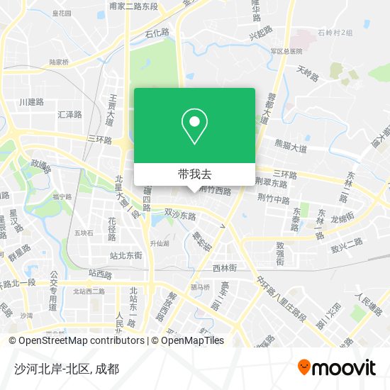 沙河北岸-北区地图