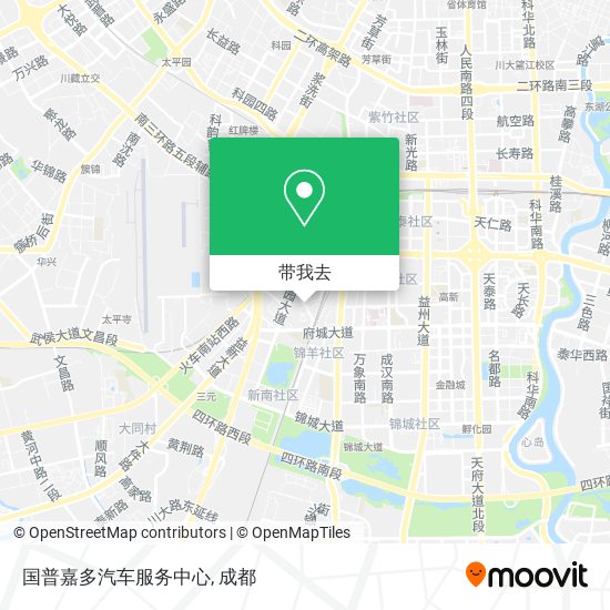 国普嘉多汽车服务中心地图