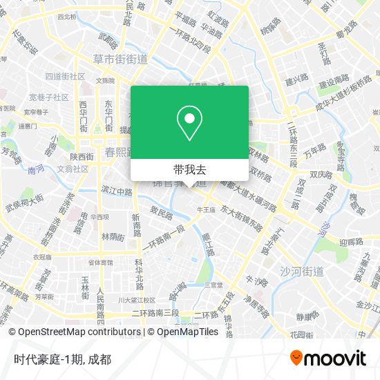 时代豪庭-1期地图