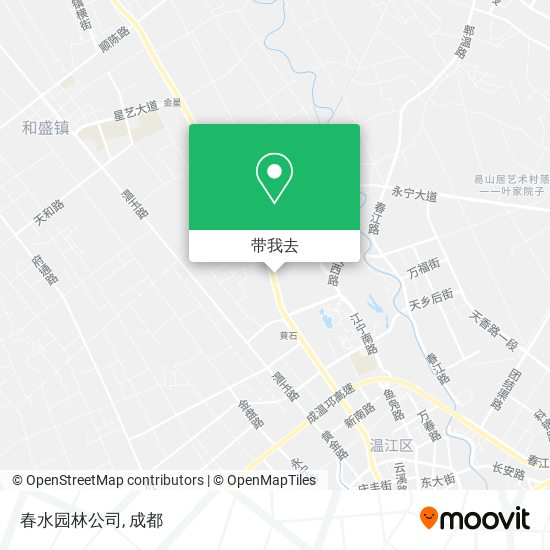 春水园林公司地图