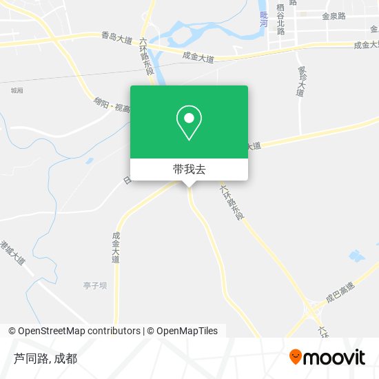 芦同路地图
