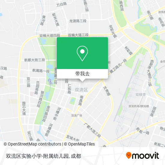 双流区实验小学-附属幼儿园地图