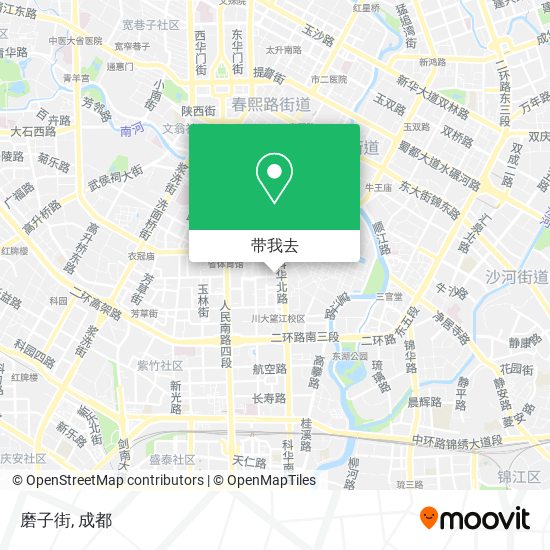 磨子街地图