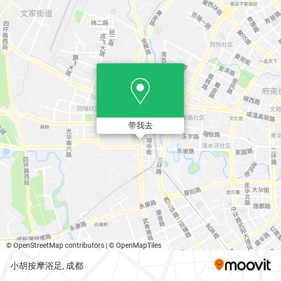 小胡按摩浴足地图
