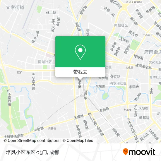 培风小区东区-北门地图