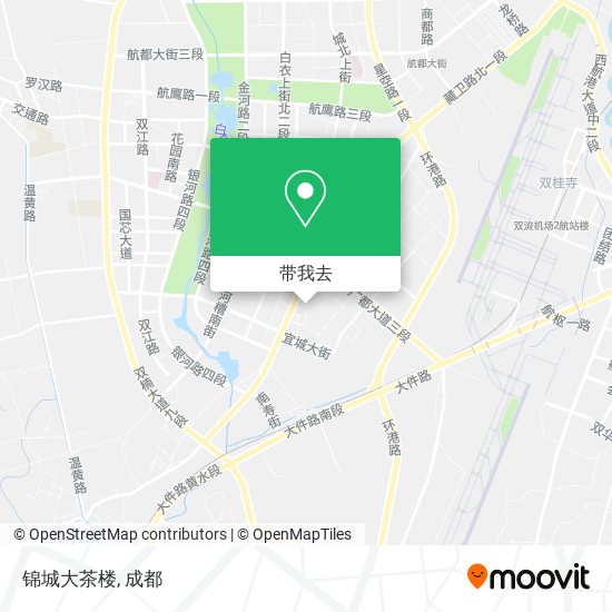 锦城大茶楼地图