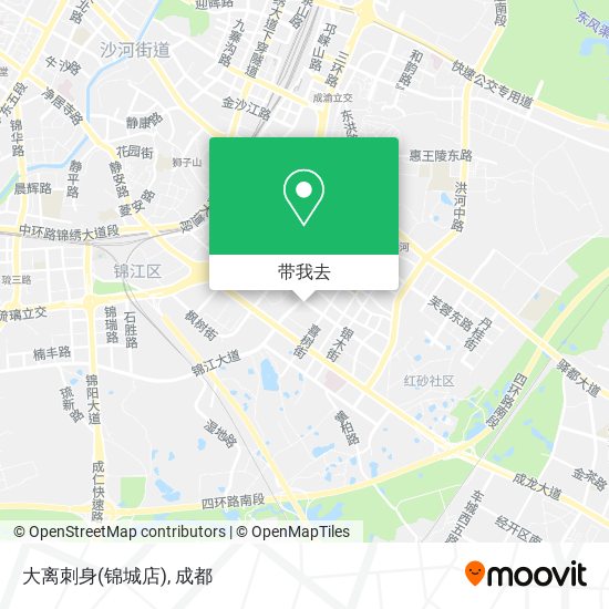 大离刺身(锦城店)地图