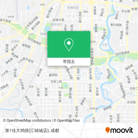 第1佳大鸡排(汇锦城店)地图