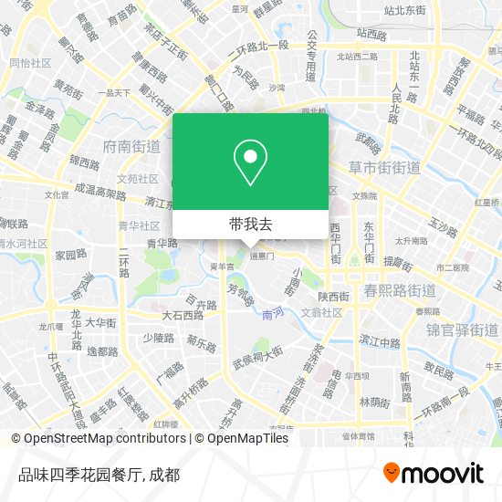 品味四季花园餐厅地图