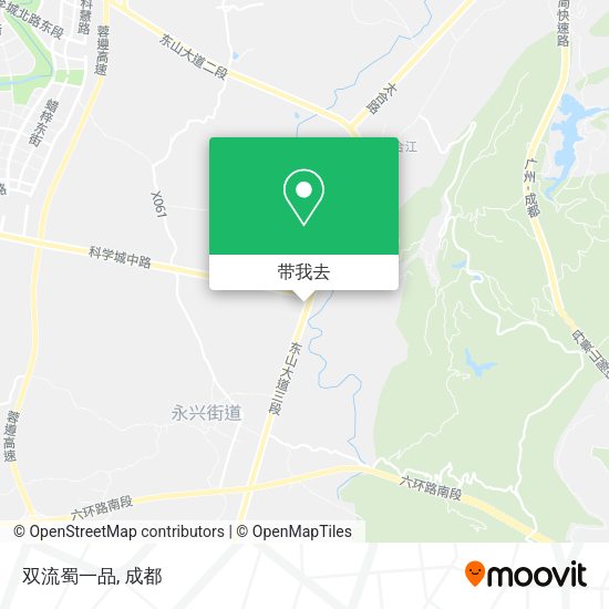 双流蜀一品地图