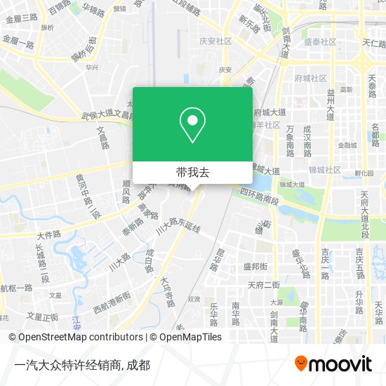 一汽大众特许经销商地图